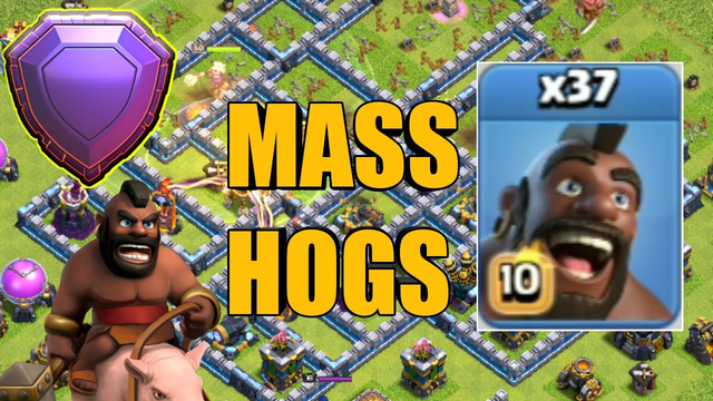 Th13 MASS HOGS attack strategy! Th13 Mass hog legend league attacks 2020! Clash of clans.