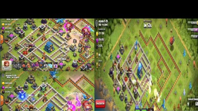 P.K Gaming#COC=Clash Of Clans Electro Dragon or loon attack
