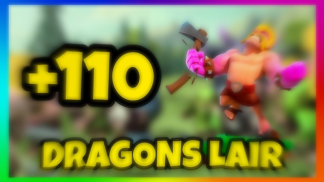 Clash Of Clans | 110 Barbarians V.S. Dragons Lair!