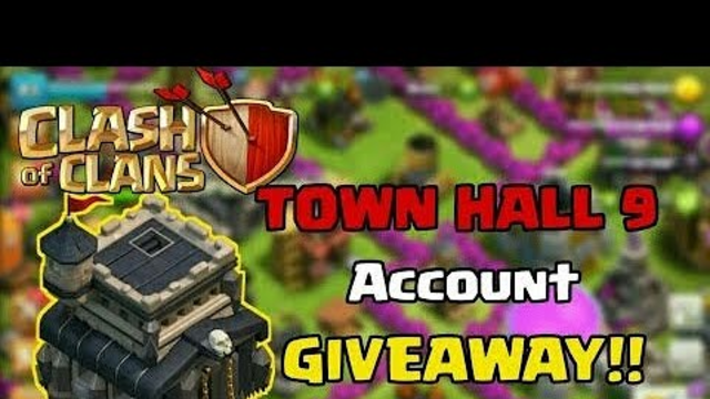townhall 9 id giveaway clash of clans