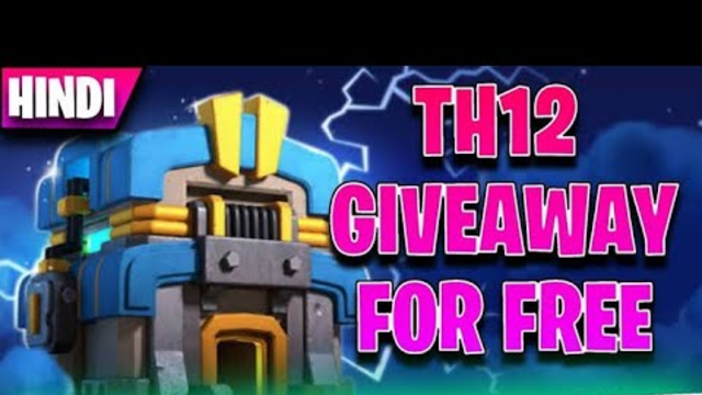Th 12 max coc account giveaway.