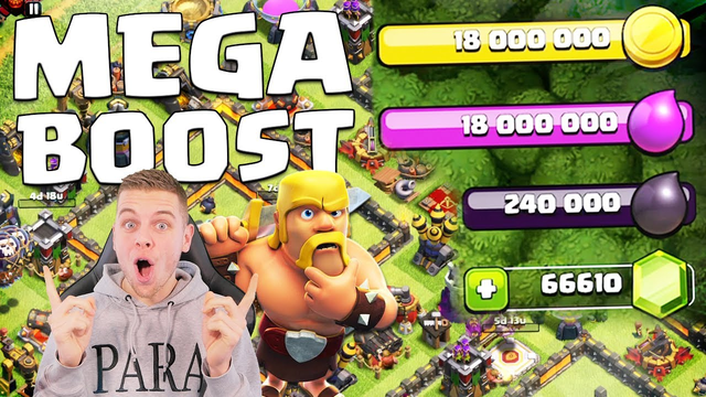 GROOTSTE CLASH OF CLANS BOOST OOIT!!