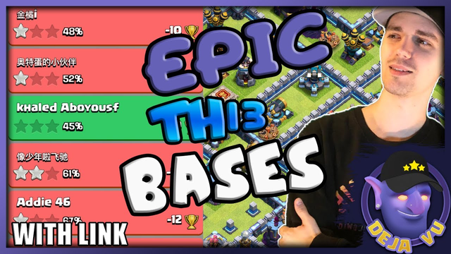NEW Town Hall 13 base with link | Undefeated Custom Bases for War & Legends League |Clash of Clans |