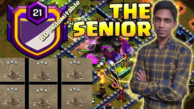 Meet BD Indomitable THE SENIOR!! Most INSANE TH13 War Attack | Clash Of Clans
