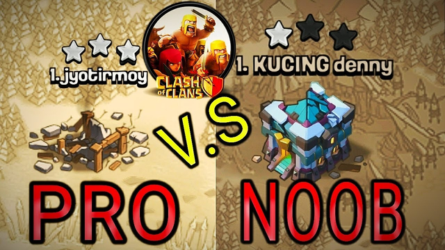 Clash of clans|Noob V.S Pro Biggest Fight
