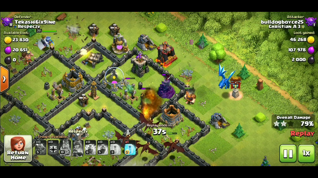 Perfect hit clash of clans
