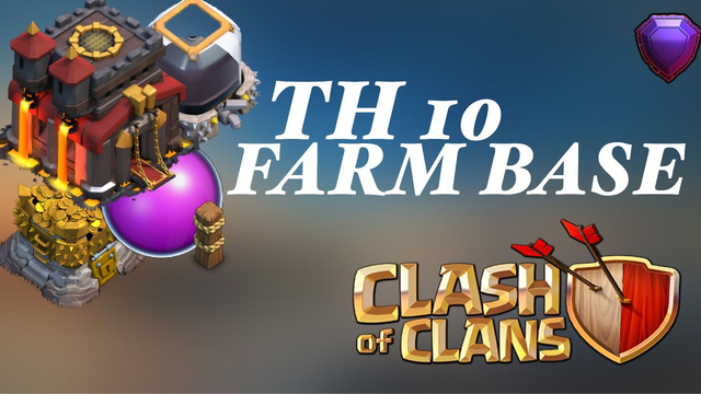 TH9.5 FARM BASE! CLASH OF CLANS BASE BUILDS!