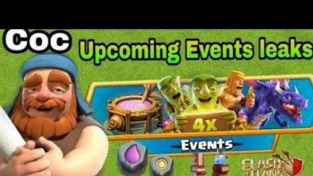 Upcoming events leaks !!!Rewards confirmed!!!100 / confirmed!!clash of clans india