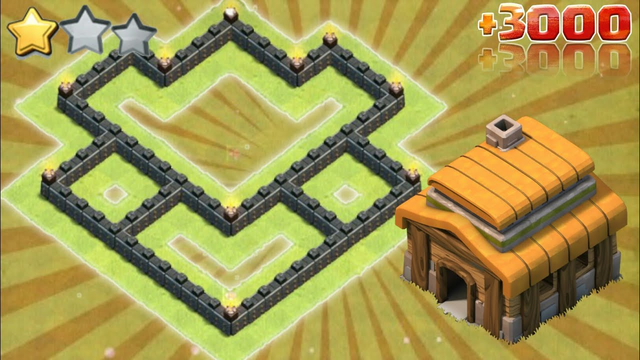 Clash Of Clans Town Hall 4 (th4) Hybird Base | Anti 1 Star | coc