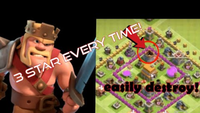Clash of clans - easiest way to three star a ring base (WORKING)