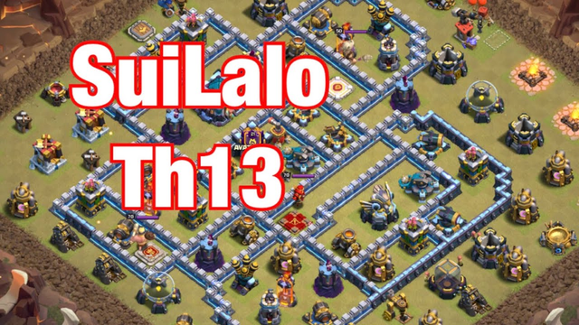 SuiLalo with jump and no skeleton | Th13 | Clash of Clans