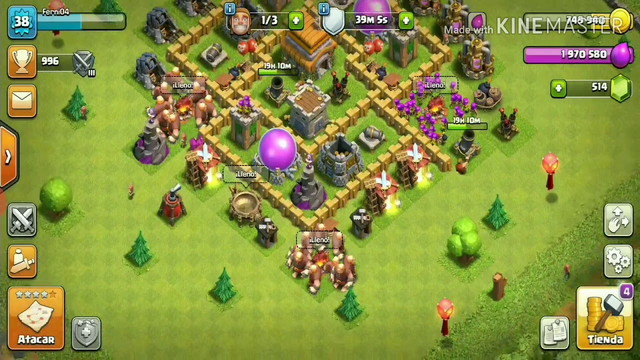 Gameplay de Clash Of Clans! | Clas Of Clans 1# | Angel GaMeR4