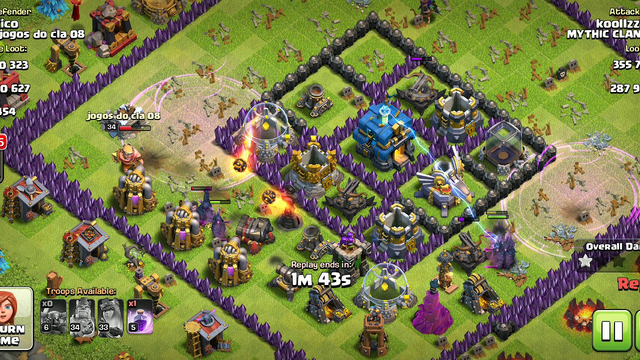 Clash of Clans - attack P.E.K.K.A + RAGE SPELL