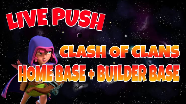 NIGHT CHILL STREAM | COC HOME BASE + BUILDER BASE LIVE PUSH | NHN Gamimg |