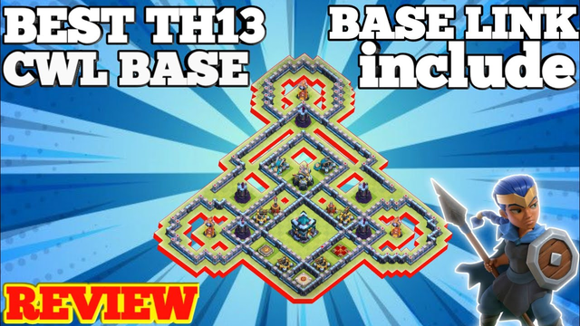 *UNBEATABLE* Town Hall 13 (TH13) CWL & War Base - With TH13 Base Link - Clash of Clans