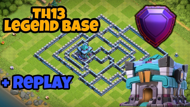 New townhall 13 legend base with copy link  + Replay [ March 2020 ] | clash of clans