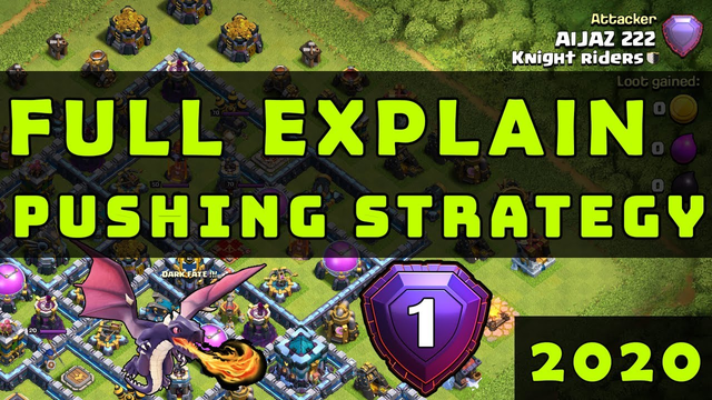 Th13 Best Army Full Explain Puhsing Strategy In Clash Of Clans