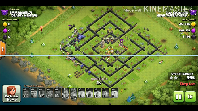 #Clash of clans #Best Army For th10