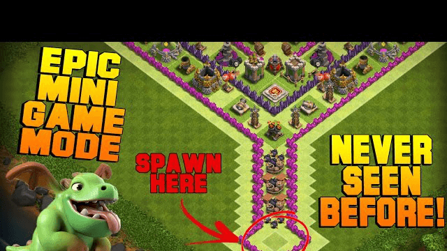 Clash of Clans | TH8 Mini Game Base | Epic Game Mode + Funny Fails [Friendly Challenge 2016]