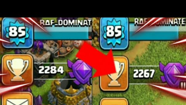 I DEDUCTED MY TROPHIES (CLASH OF CLANS)