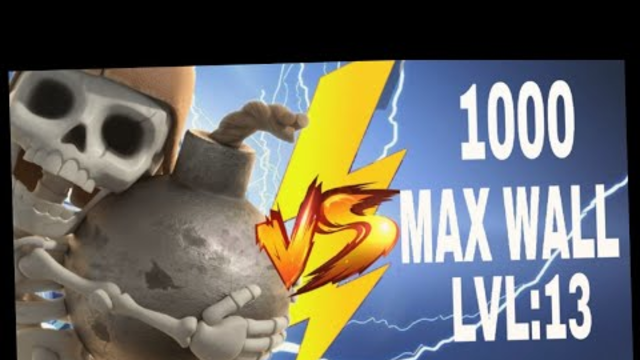 Clash Of Clans 2020/ WALL BREAKER V/S MAX LEVEL 1000 WALL