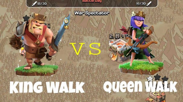 Testing the Heroes by their strategy. (Archer queen VS Barbarian king) Which is best Hero in Coc ..