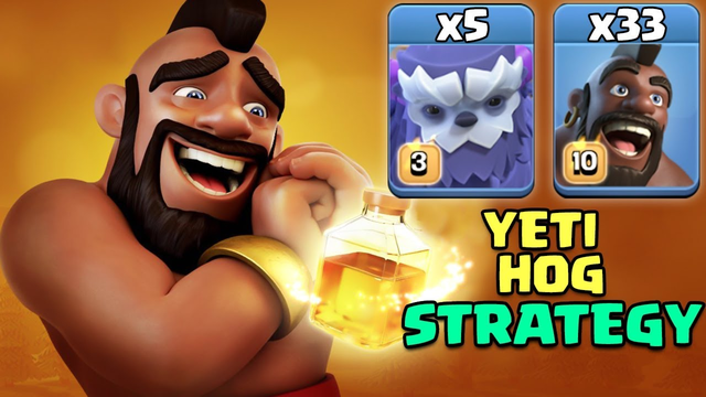 TH13 New YETI HOG Strategy 2020 - New Trend TH13 Attack Strategies in Clash of Clans Th13 War Base