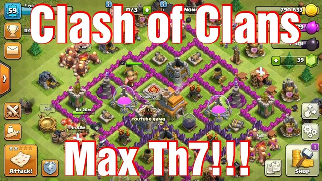 Clash of Clans - Max TH7!!!