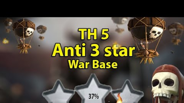 Anti 3 star ! Clash of clans war base layout ! 63% unbeatable defence system ! Hidden canon system