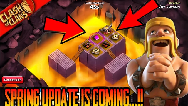 Clash of clans new spring update all hints ,sneak peaks and upcoming new features details:- coc