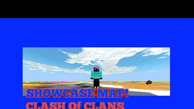 Showcase map clash of clans pixel art [Minecraft]