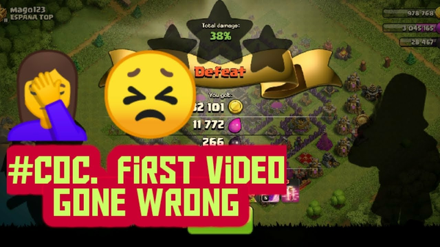 #CLASH OF CLANS GAME PLAY GONE WRONG