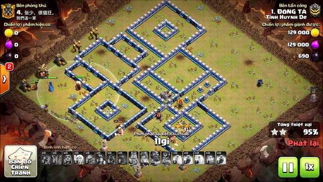 Clash of clans - clear th13 easy