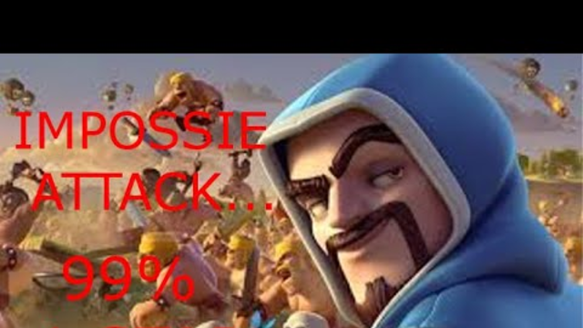CLASH OF CLANS impossible attack TH5 96% 1 STAR