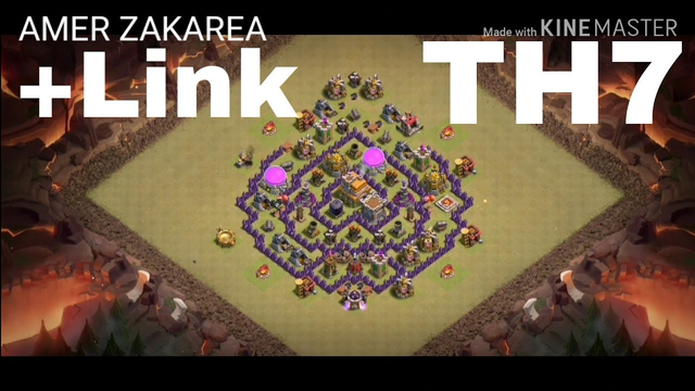 TH 7 WAR BASE +LINK CLASH OF CLANS