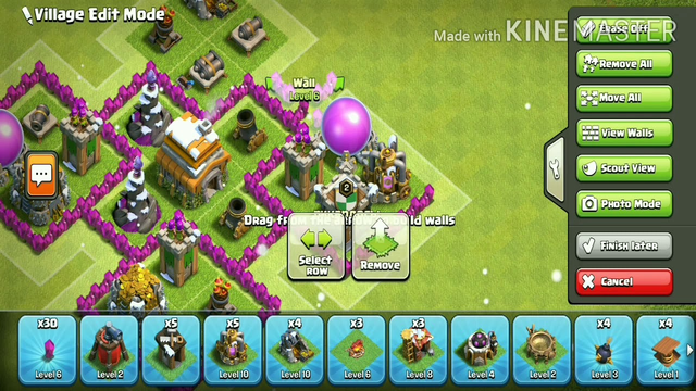 Clash of clans 6 level town hall unbeatable base