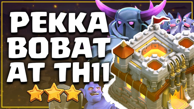 How to use PekkaBoBat at TH11 | Bats are Squishy | Clash of Clans