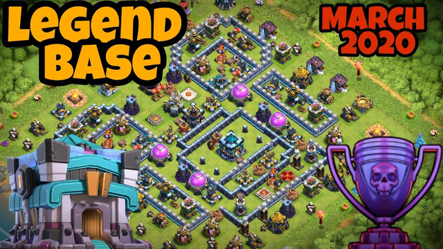 NEW TOWNHALL 13 PUSH BASE FOR LEGEND LEAGUE WITH COPY LINK + REPLAY MARCH 2020 | CLASH OF CLANS