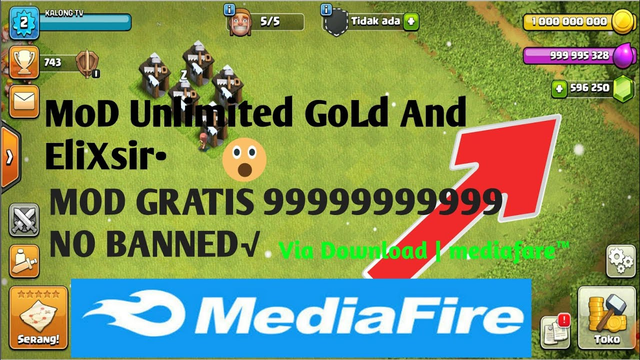 CoC Mod UNLIMITED GOLD DAN SUMBER DAYA  | Terbaru Marett 2020
