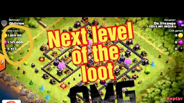 Next level of the loot|Got by the advance trick of getting loot in the clash of clans