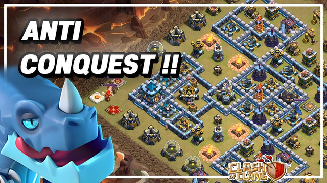 TH13 Anti Base Conquest !! TownHall13 Attack 3Star Strategy Clash of Clans COC [#6]