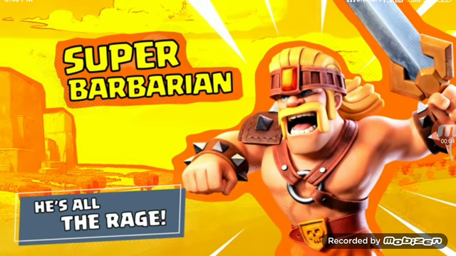 SUPER BARBARIAN NEW TROOPS GAMEPLAY REVEALED IN CLASH OF CLANS.