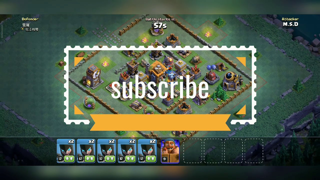 Clash of clans   [ Night witch+Battle machine strategy ]