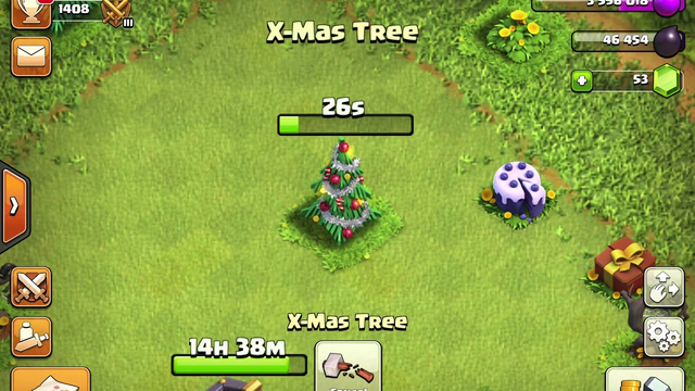 Clash of Clans: removing a 2014 X-mas tree in 2020