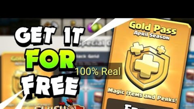 How To Get Free Gold Pass In Clash Of Clans - New Trick