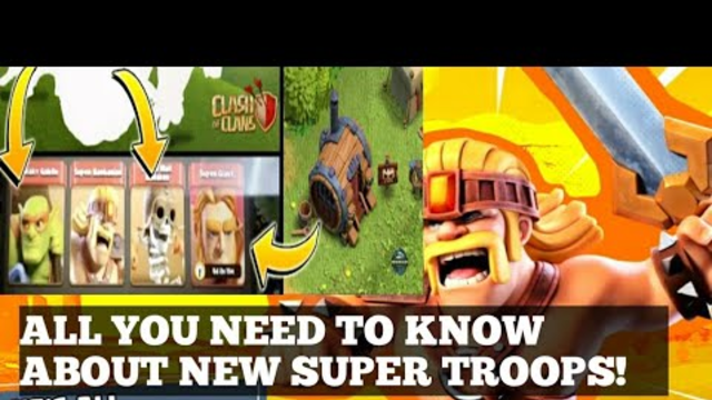 NEW SUPER TROOPS INFORMATION||SPRING UPDATE||CLASH OF CLANS