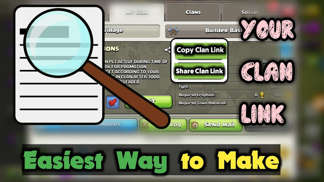 How To Make COC Clan Link | How To Make Clan Link In Coc | Make Your Clan Link In coc