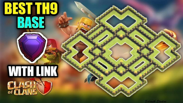 Best Th9 Hybrid Base Layout 2020 With Link | Anti 2 Star/Anti LAVALOONS VALKIRE | Clash Of Clans