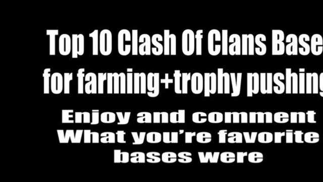 Top 10 Clash of Clans Bases TH 10 With COPY LINK!