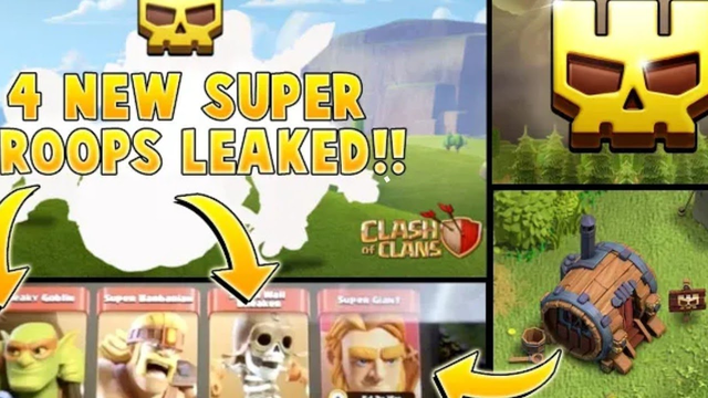 NEW TROOPS - Clash of Clans Update - SUPER Barbarians! & goblins!...............